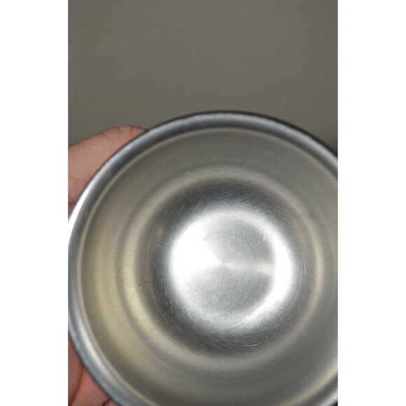 Vintage MCM Condiment Server Serving Set Walnut Stainless Steel Caddy Dish - Picture 7 of 9